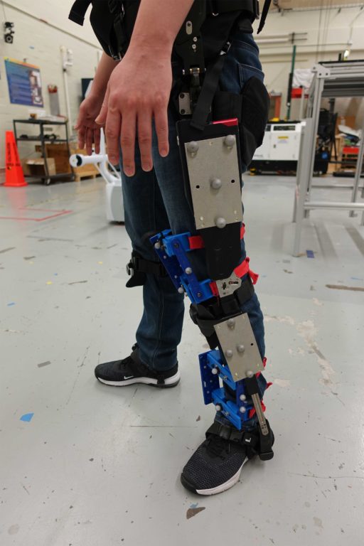 Exoskeleton -robot. Hu